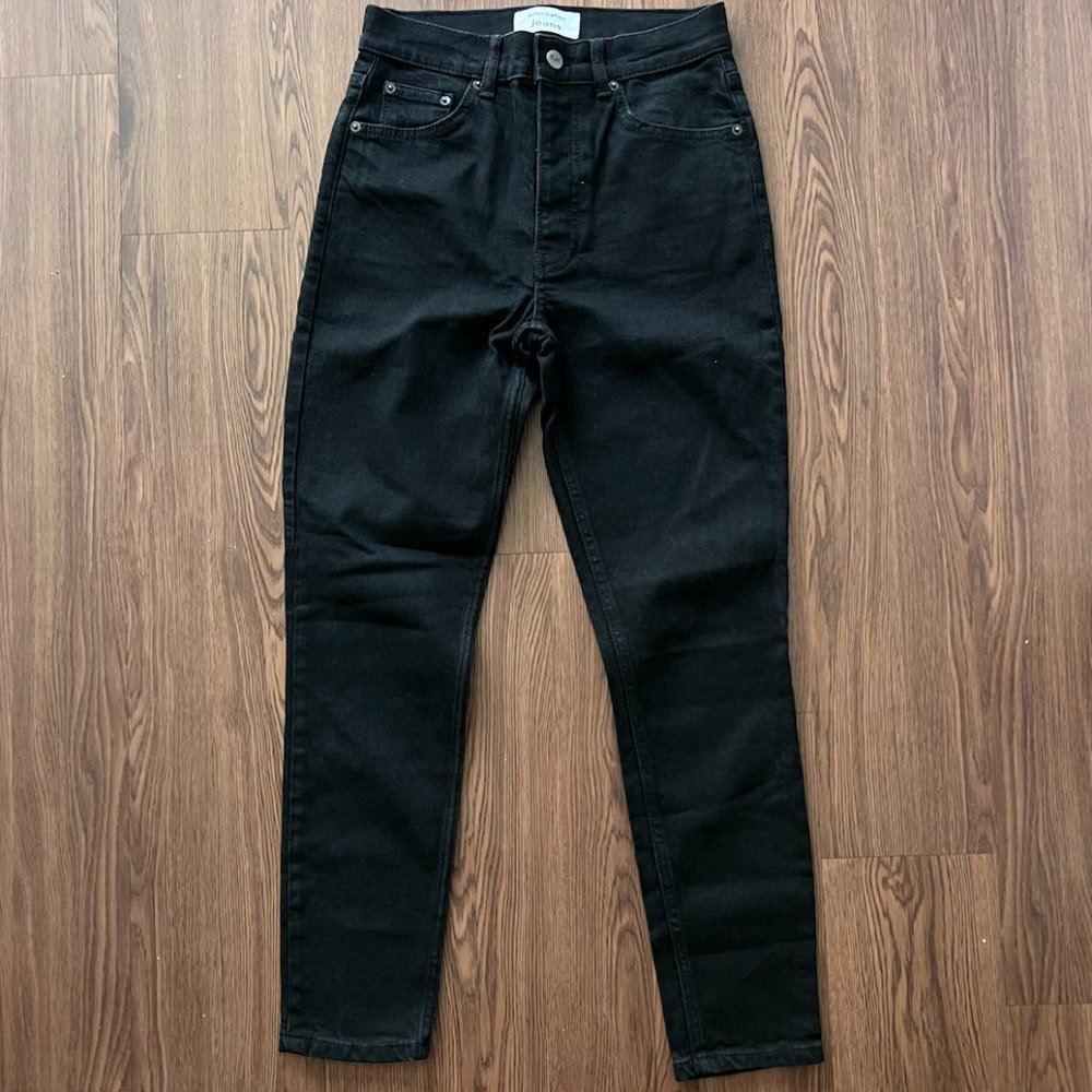 Reformation Black Denim Jeans Size 26